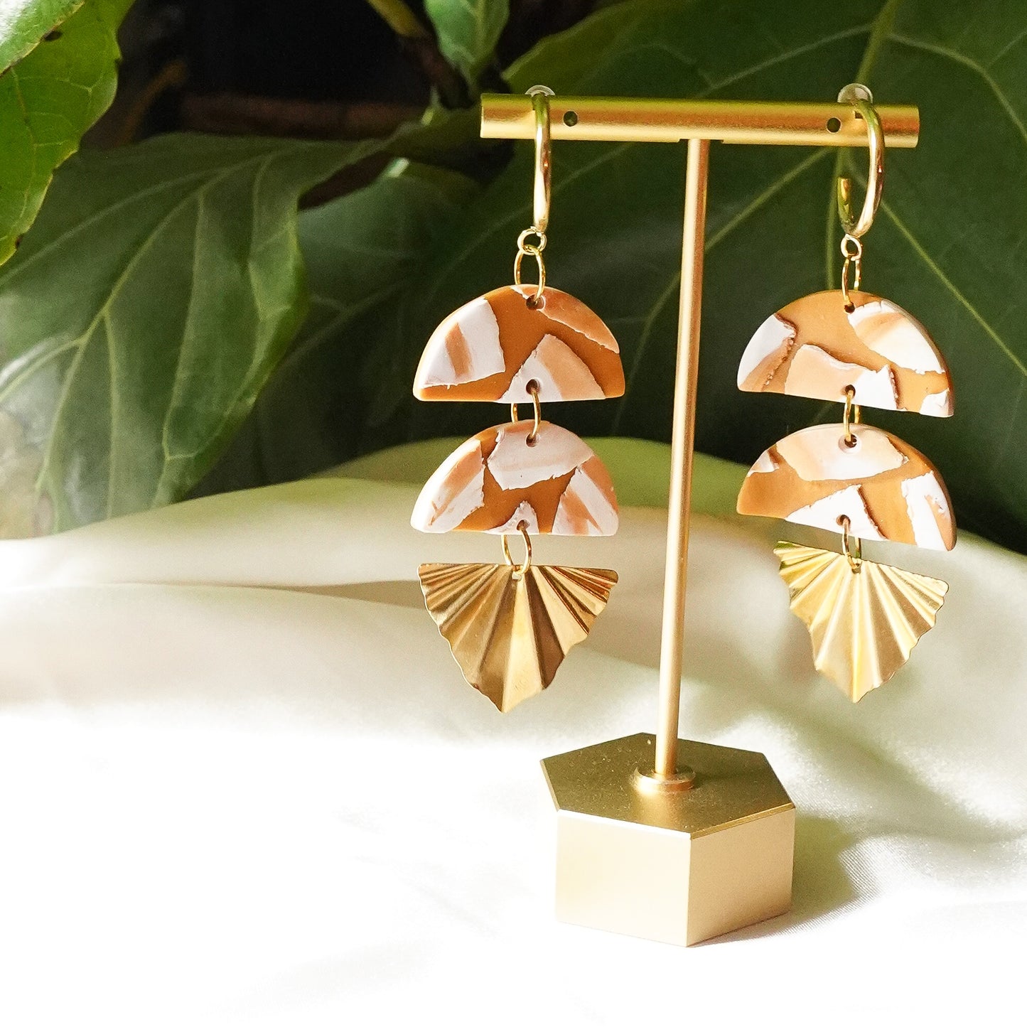"Pot of Gold" Statement Earrings