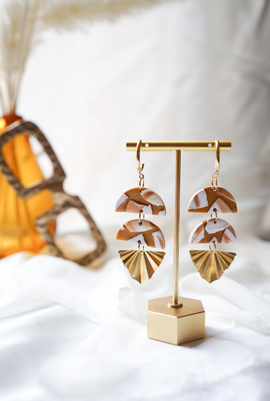 "Pot of Gold" Statement Earrings